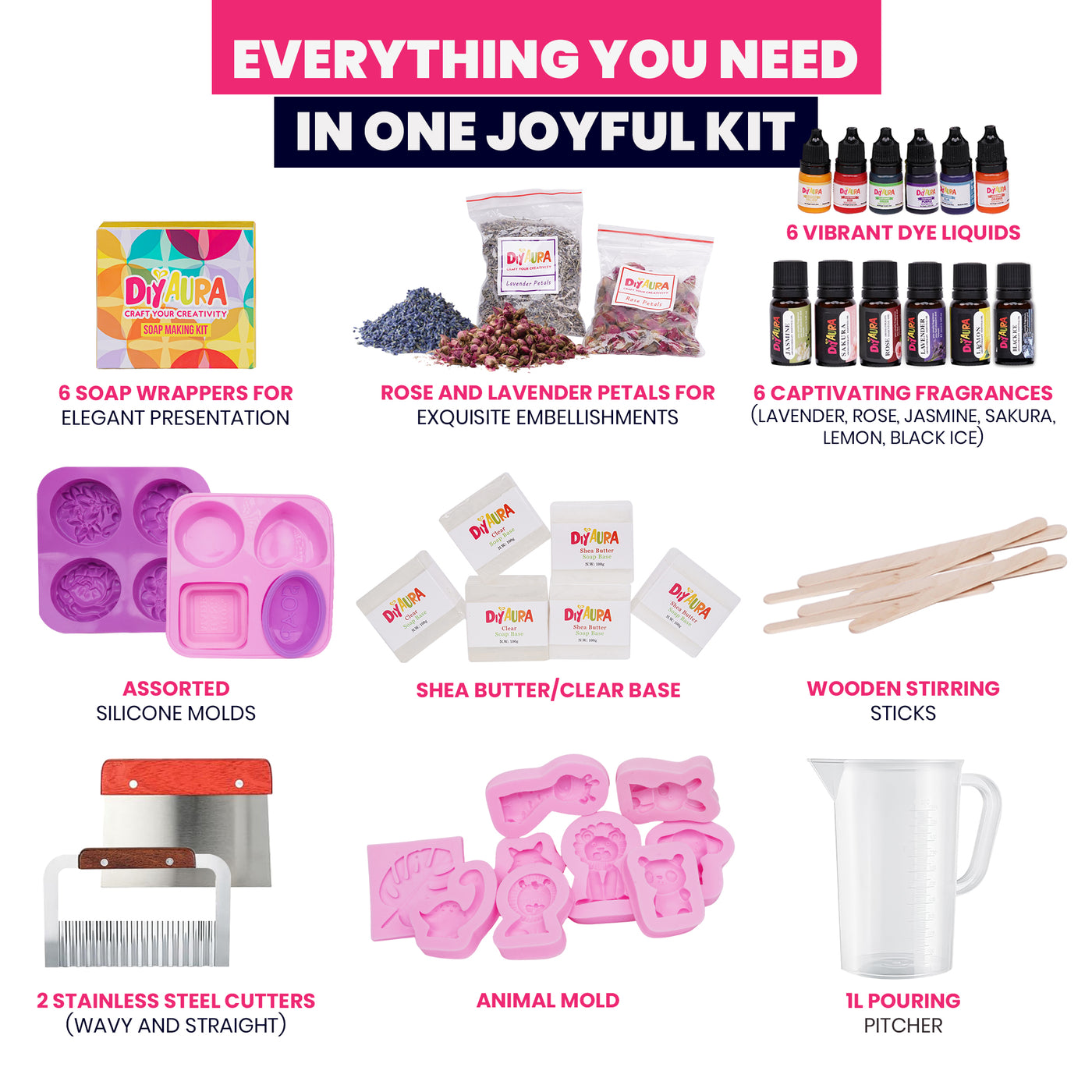 DIY Animal Theme Soap Making Kit